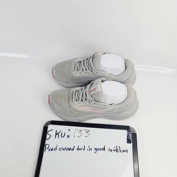 Brooks Women's Gray Pink Adrenaline GTS 24 Mesh Athletic Running Shoes Size 8.5 - Picture 7 of 7